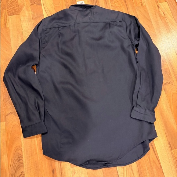 Carhartt Men's Dark navy Casual Button Down Shirt - Picture 3 of 10